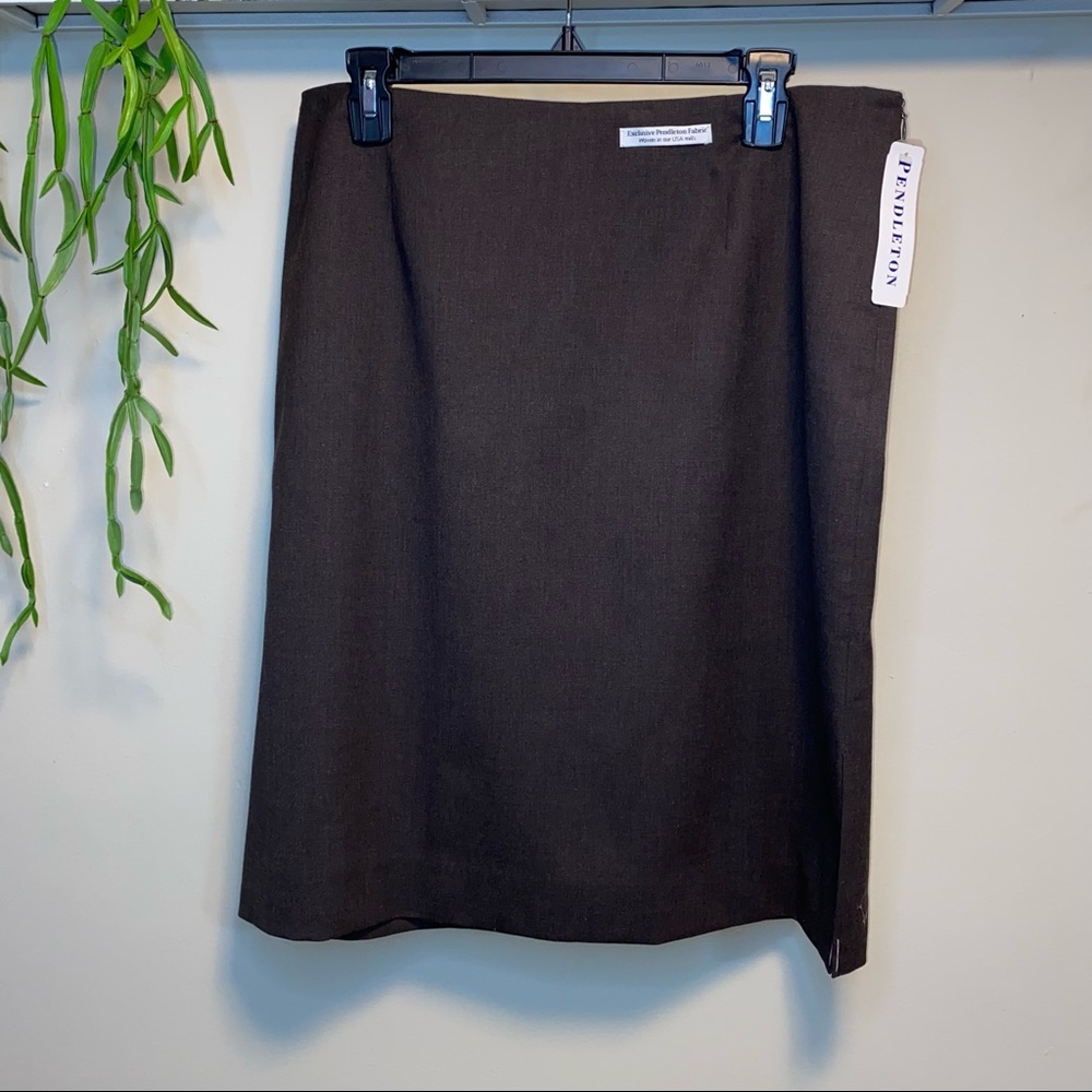 NWT Pendleton Wool Pencil Skirt in British Spice